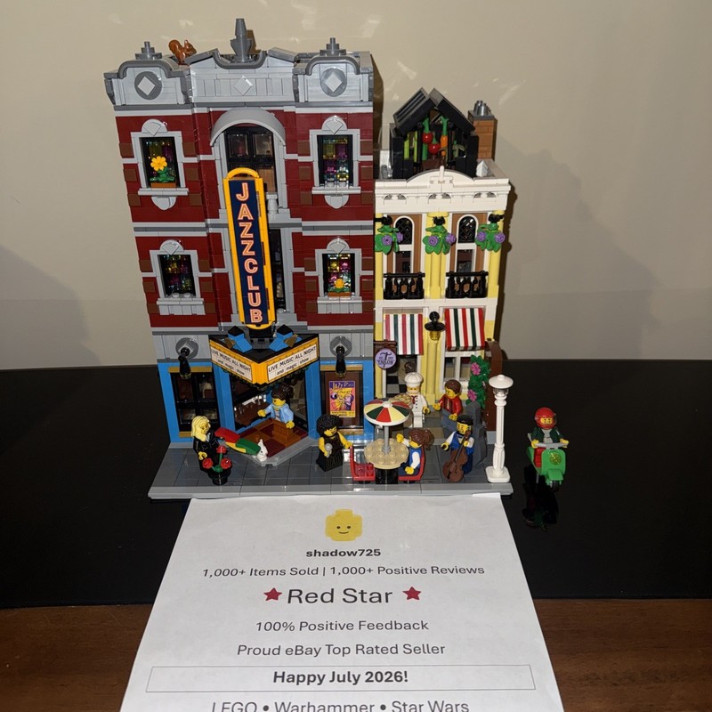 Lego Icons 10312 Jazz Club | Visibly Complete! No Manual
