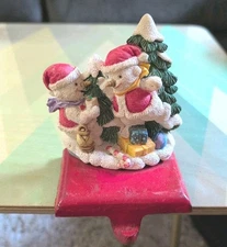 Snowman Cast Iron Stocking Hanger Christmas Stocking Hanger