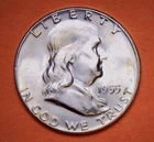 1955 Franklin Half Dollar *GEM BU*  Bugs Bunny - Free Shipping!