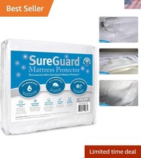 100 Waterproof Mini Crib Mattress Protector - Hypoallergenic Cotton Terry Cover