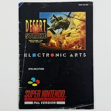 ebay® Auktion 157799364105 | Super Nintendo Anleitung DESERT STRIKE - RETURN TO THE GULF dt. Manual Handbuch Thumbnail of ebay® auction 157799364105 | Super Nintendo Anleitung DESERT STRIKE - RETURN TO THE GULF dt. Manual Handbuch