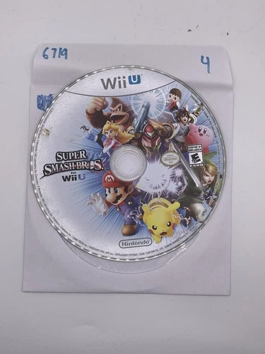 Super Smash Bros. (Wii U, 2014) - Disc Only  - No Tracking 6719