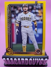 2025 Topps Series 2 - Luis Arraez #393 Yellow Color Match PADRES