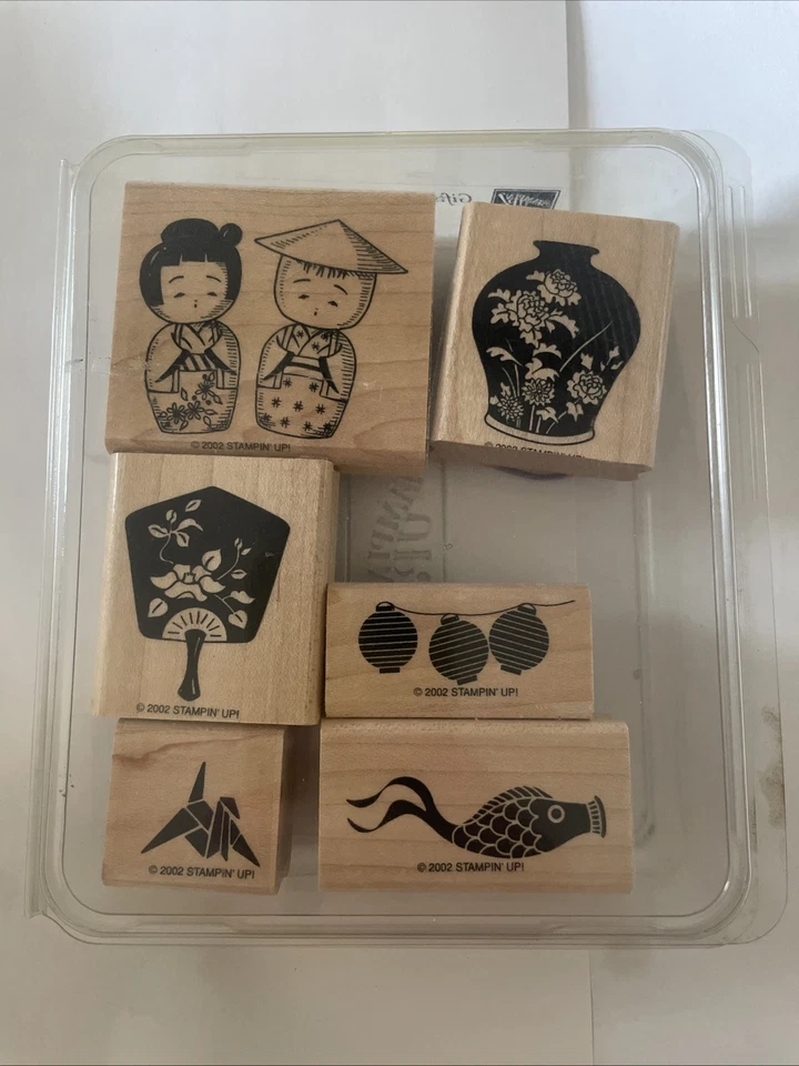 Estampillas de goma japonesas/chinas de Oriente para estampar regalos Foto 3 de 4