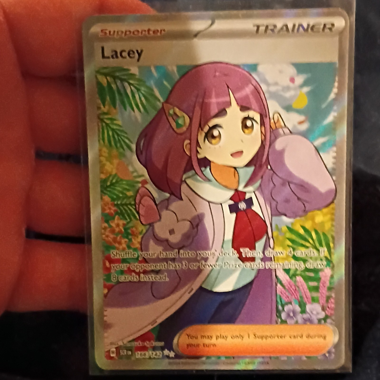 The Pokemon Company Pokemon TCG Lacey 166/142 Stellar Crown Ultra Rare Holo Eng