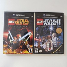 Lego Star Wars 1 & 2 Bundle Nintendo GameCube Tested Complete / CIB