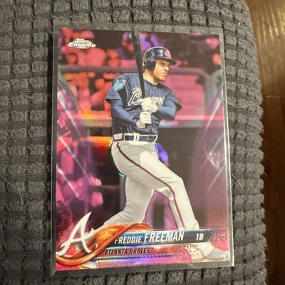 2018 Freddie Freeman Topps Chrome Pink Refractor #23