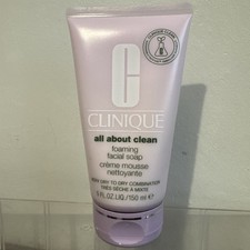 Image of Clinique All About Clean Foaming Facial Soap 150ml Very Dry to Dry Combination