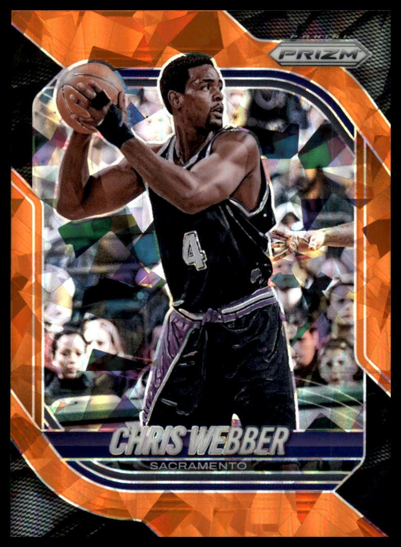 2025-26 Panini Prizm #56 Chris Webber Orange Ice Prizm