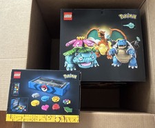 LEGO Pokemon 72153 Venusaur Charizard Blastoise + Kanto Badges | Ships ASAP!