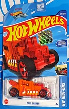 Hot Wheels 2025 Factory Set Ride-Ons Series #138 Pixel Shaker Orange w/ 5SPs
