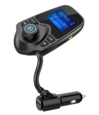 Bluetooth Car FM Transmitter Audio Adapter Receiver Wireless Handsfree Voltmeter