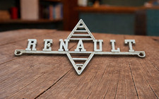 Vintage Renault Script Diamond Logo Emblem Badge Original Oem