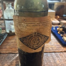 Inglenook Vineyards Vintage 1906 bottle rutherford napa original label