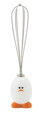Joie 96019 2.5 X 1.5 X 6.75 Silver & White Whisky Egg Whisk