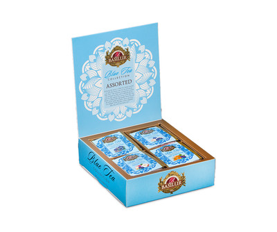 Ceylon Green Tea | Basilur Tea | Blue Tea - 40 Enveloped Tea Bags - 4 Flavours
