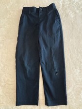 Lands End Chino Pants Boys 6 Navy Blue Flat Front Straight Leg Casual Outdoor