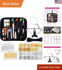 Jewelry Making Supplies Kits for Adults with Jewelry Making Tools, Earring Ch...