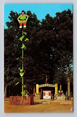 #ad #ad Muskegon MI Michigan Deer Park Antique Vintage Souvenir Postcard $0.99