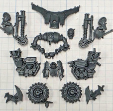 40k Ork Bits Armageddon Wartrakk Front Driver Boy w Wheel Controls 01