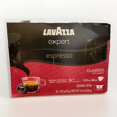 Lavazza  Espresso Classico Med. Roast  36 Capsules BB: 2/28/2027 OPEN BOX..