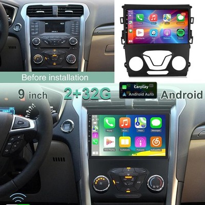 Android 15 32G Apple Carplay Car Radio GPS Navi For Ford Fusion Mondeo 2013-2016
