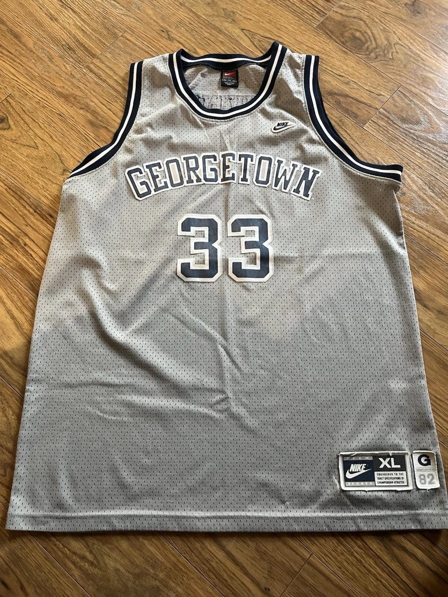 Maillot Vintage NCAA Georgetown Hoyas #33 Patrick Ewing - Majestic, Taille XL Jeunesse (Occasion)
