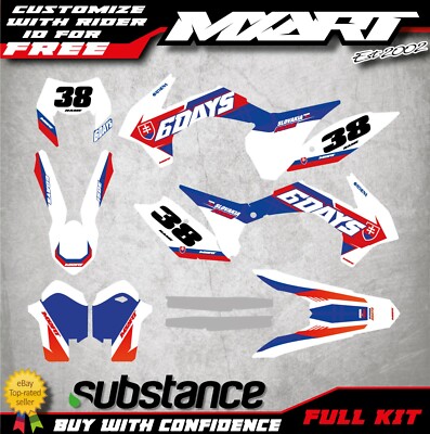 Custom graphics kit For KTM EXC 2014 2015 2016 6 days Slovakia full sticker kit