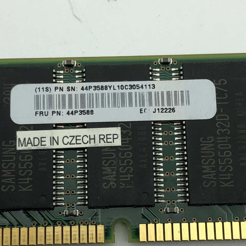 IBM 512MB Memory Modules FRU# 44P3588 PSeries P Series Server Ram 200 Pin IBM - Image 4 of 4