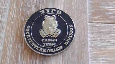 NYPD New York Police Dept. Counterterrorism Division CBRNE