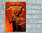 Metallica Justice For All Aluminum Metal 8"x12" Garage Man Cave Rock Concert