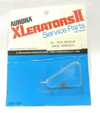 VINTAGE AURORA XLERATORS II SLOTLESS SLOT CAR HO ( 4 PICK UP SHOE SPRINGS )NEW