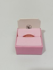 Swarovski Matrix Ring Baguette-Schliff, Rosa, Roségold-Legierungsschicht (62)