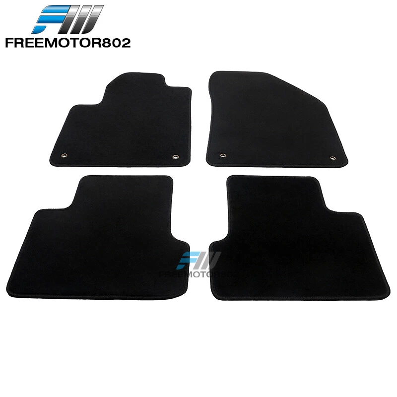 Alfombrillas de nailon antideslizantes para Jeep Cherokee 14-23 4 piezas negras Foto 2 de 4