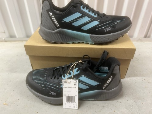 Adidas femme taille 7,5 Terrex Agravic Flow 2 GTX noir/gris/comme neuf Trail HR1140 - Photo 1/8