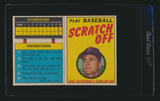 1970 Topps Scratch Off Carl Yastrzemski HOF Boston Red Sox NM+