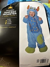 NEW. MONSTER Jumpsuit Halloween Costume Size 6/12 Months Plush.
