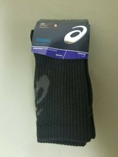 New Asics 3 Pk. Unisex Training Crew Socks.