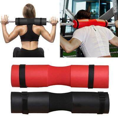 40x10cm Barbell Pad Squat Pads mit Sicherheit Straps Unterstützung Schwamm