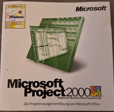 Microsoft Project 2000- Windows - Deutsch - UPDATE-Version