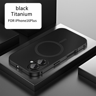 Magsafe Case For iPhone 16 15 14 13 Pro Max Aluminum Magnetic Buckle Metal Cover