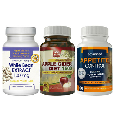 Appetite Control White Bean Extract Apple Cider Vinegar Weight Loss Supplements