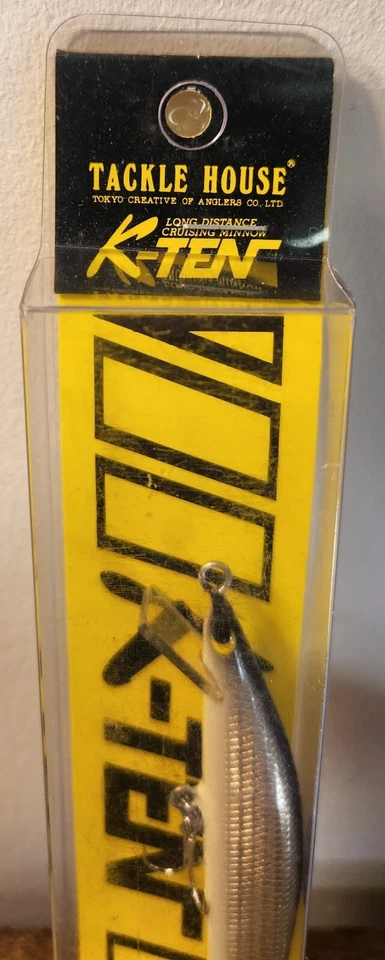 JDM, Tackle House Floating K-Ten Long Casting Cruising Minnow, Silver Black Back - Image 3 of 4
