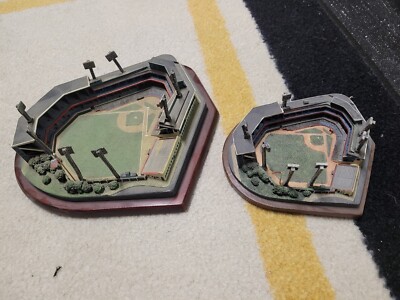 2pc lot Pittsburgh Pirates Forbes field stadiums Danbury Mint & BD&A baseball