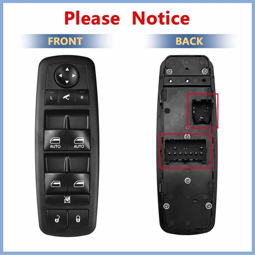 68110867AB Driver Power Window Door Switch for 2012-2020 Dodge Grand Caravan - Bild 2 von 8