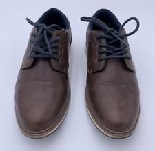 Kids' Boy's Brown Dress Shoes Size 3 Mix No. 6 Cole Oxford Church