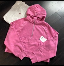 NWT Size XL/XXL Lululemon Scuba Oversized Half-Zip Hoodie PINK BLOSSOM