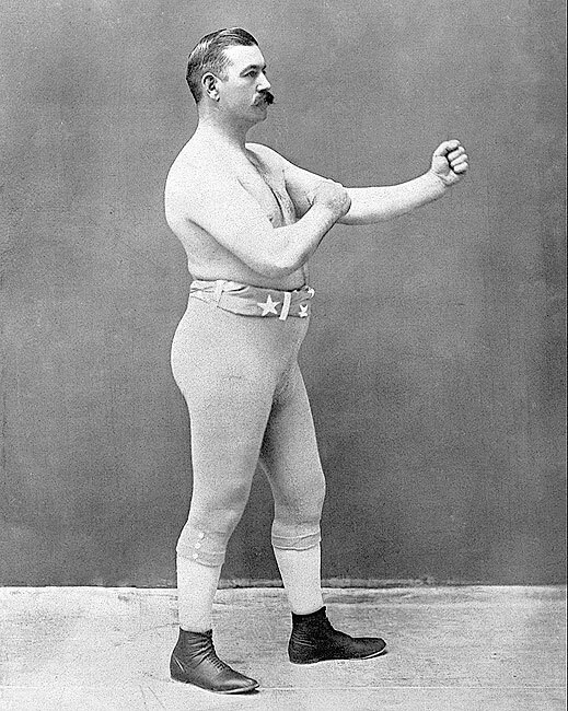 CHAMPION CAMPIONE DI BOXE JOHN L. SULLIVAN BOXER 11x14 STAMPA FOTOGRAFICA LUCIDA