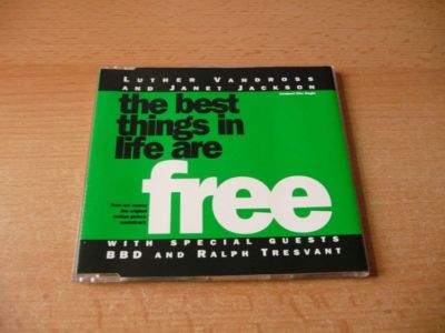 Maxi CD Luther Vandross & Janet Jackson - The Best things in life are free 1992