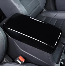 For Honda CRV CR-V 2023 2024 Black Central Armrest Storage Box Cover Trim